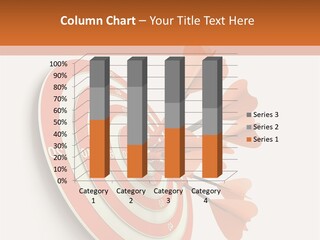 Dart Orange Successful PowerPoint Template