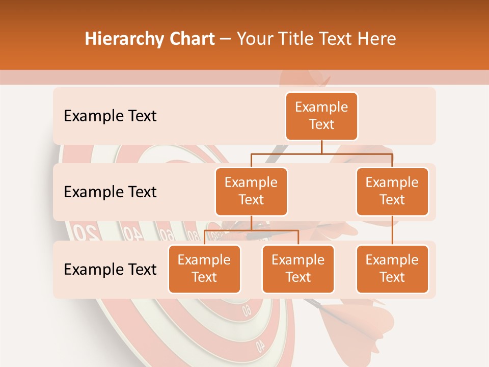 Dart Orange Successful PowerPoint Template