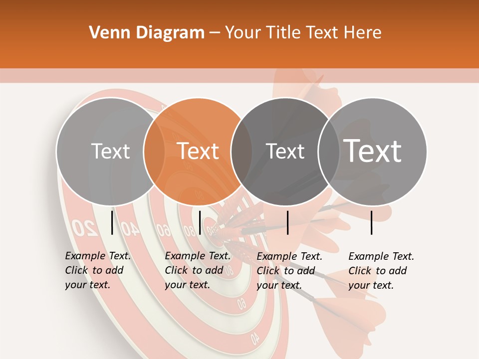 Dart Orange Successful PowerPoint Template