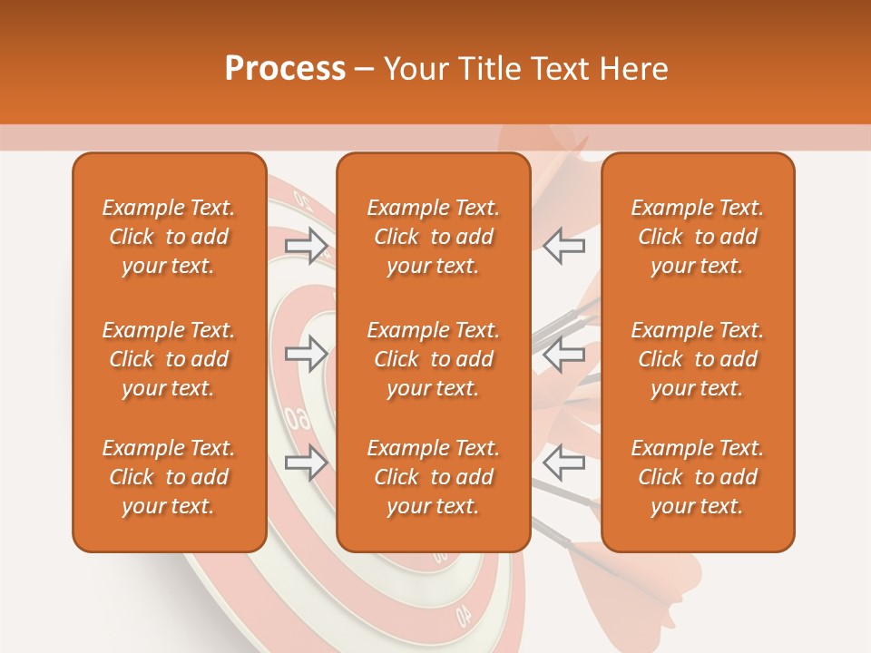 Dart Orange Successful PowerPoint Template