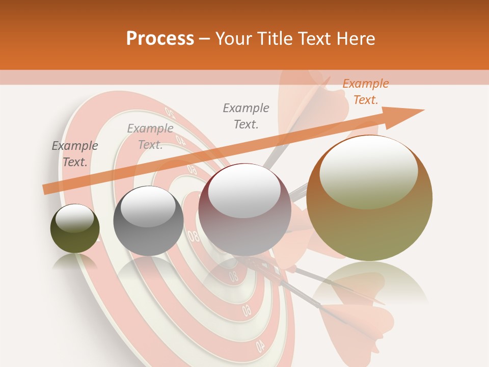 Dart Orange Successful PowerPoint Template