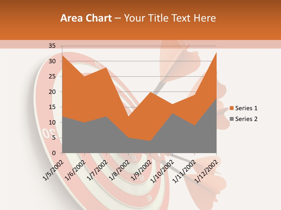 Dart Orange Successful PowerPoint Template