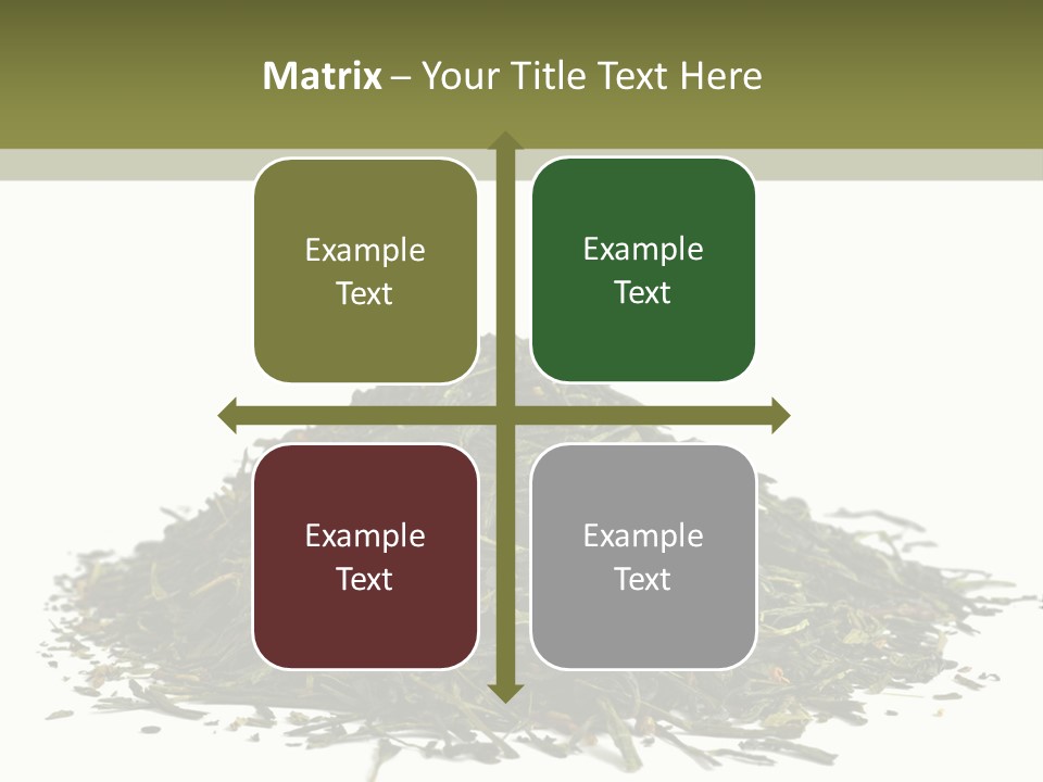 Asian Herbal Medicine Dried Plant PowerPoint Template