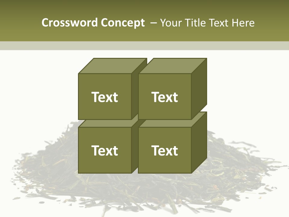 Asian Herbal Medicine Dried Plant PowerPoint Template