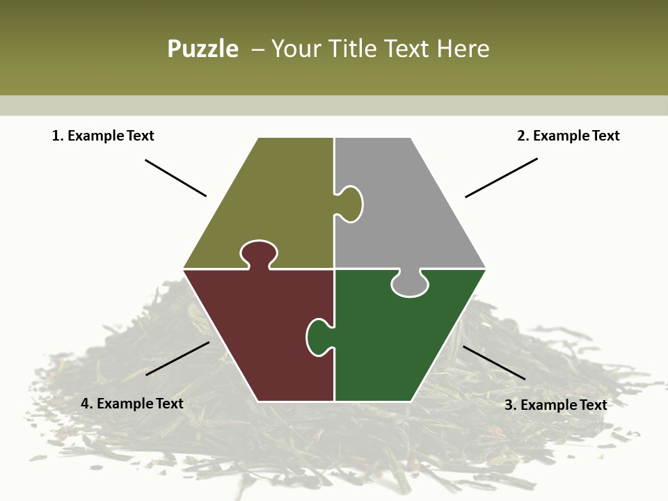 Asian Herbal Medicine Dried Plant PowerPoint Template