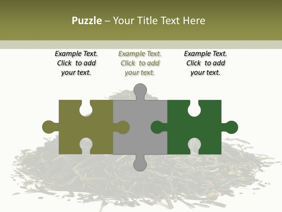 Asian Herbal Medicine Dried Plant PowerPoint Template