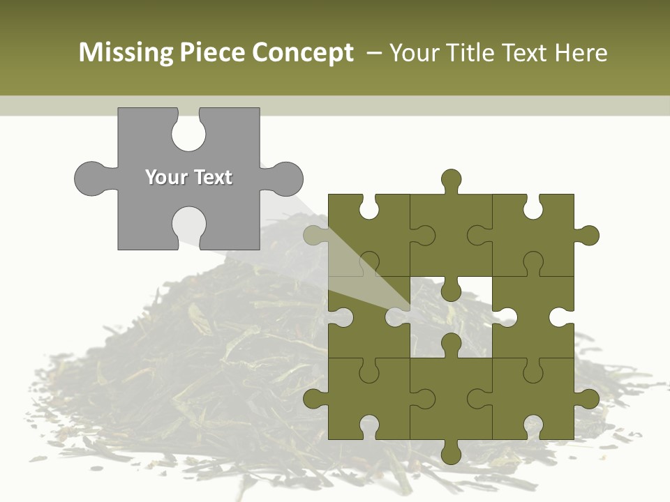 Asian Herbal Medicine Dried Plant PowerPoint Template