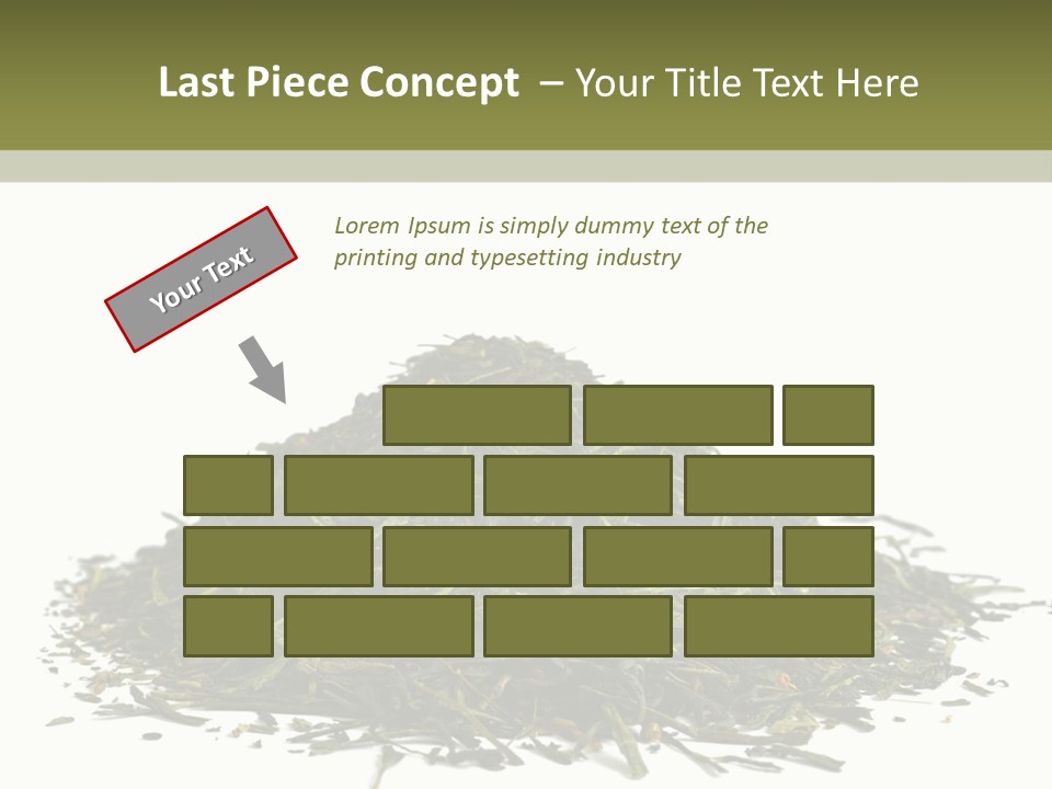 Asian Herbal Medicine Dried Plant PowerPoint Template