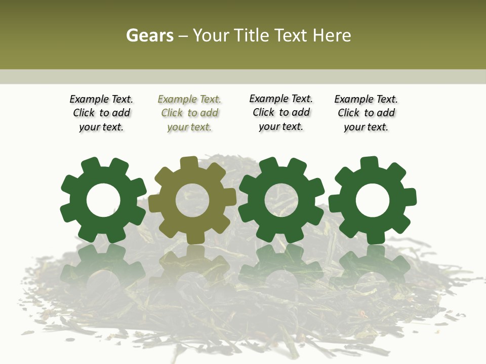 Asian Herbal Medicine Dried Plant PowerPoint Template