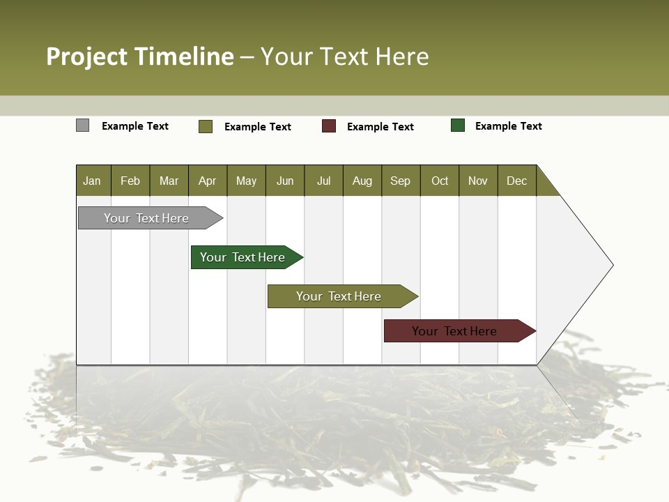 Asian Herbal Medicine Dried Plant PowerPoint Template
