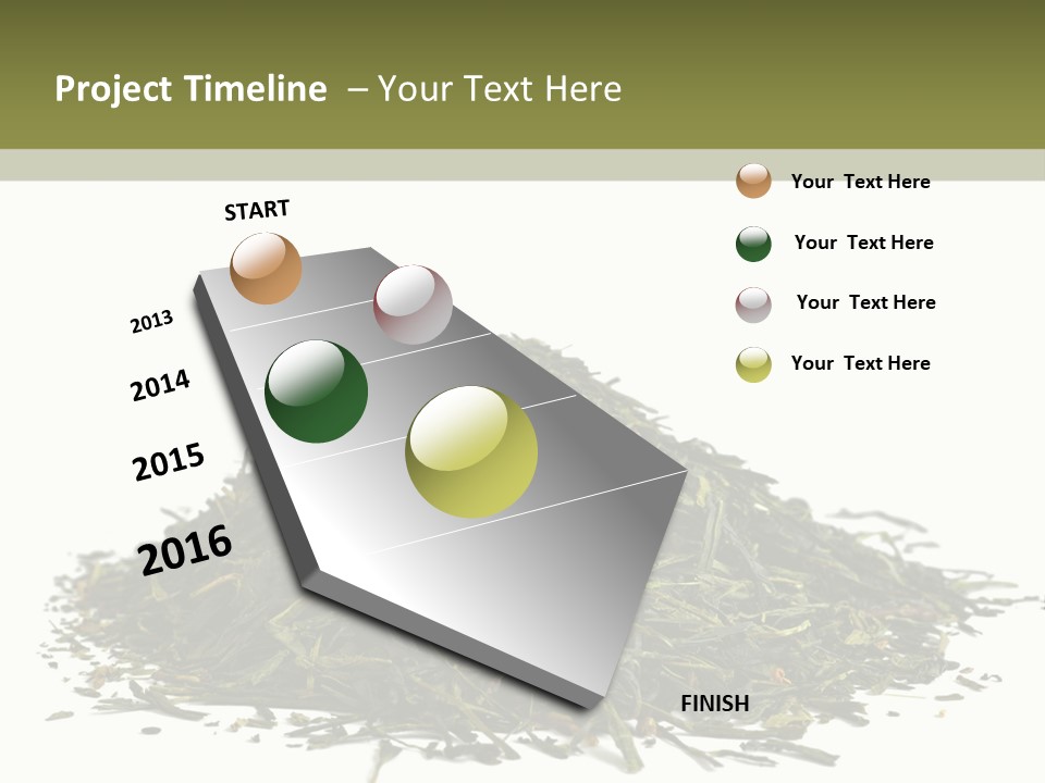 Asian Herbal Medicine Dried Plant PowerPoint Template