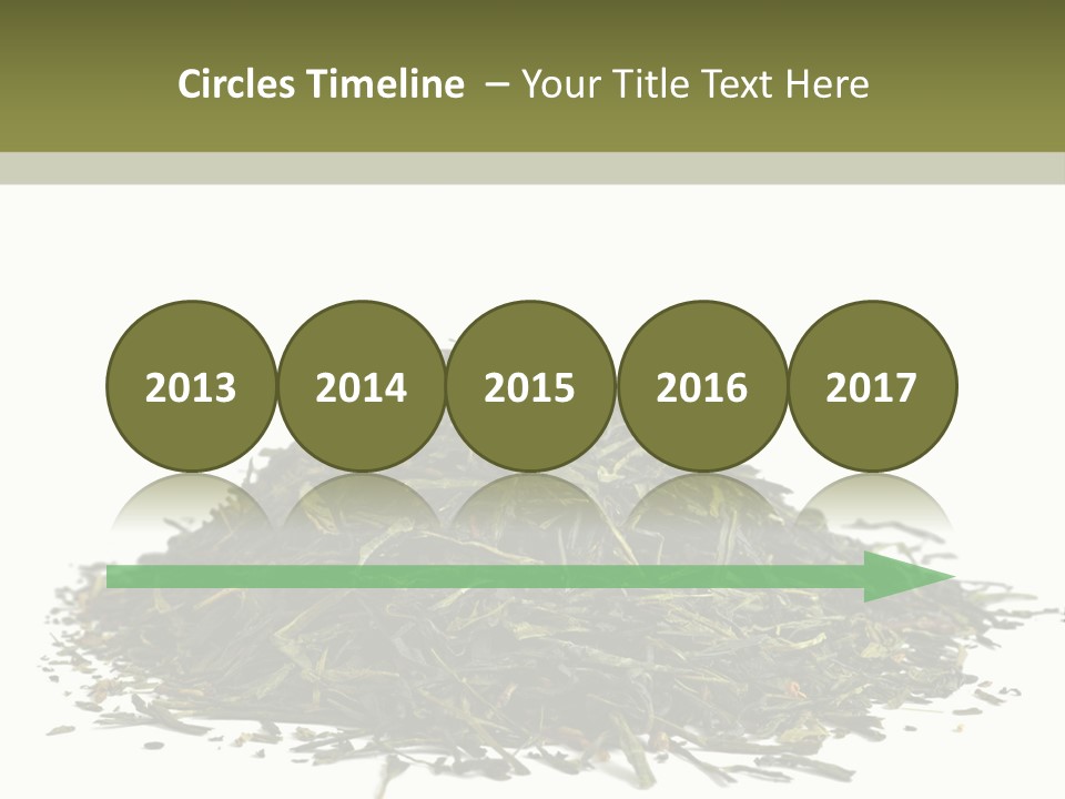 Asian Herbal Medicine Dried Plant PowerPoint Template