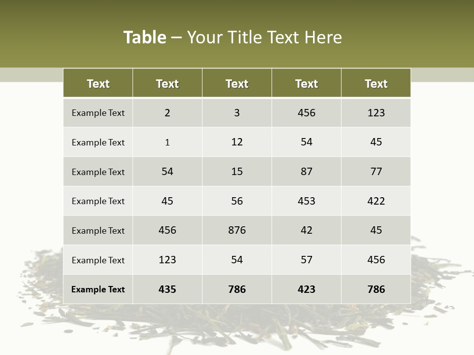 Asian Herbal Medicine Dried Plant PowerPoint Template