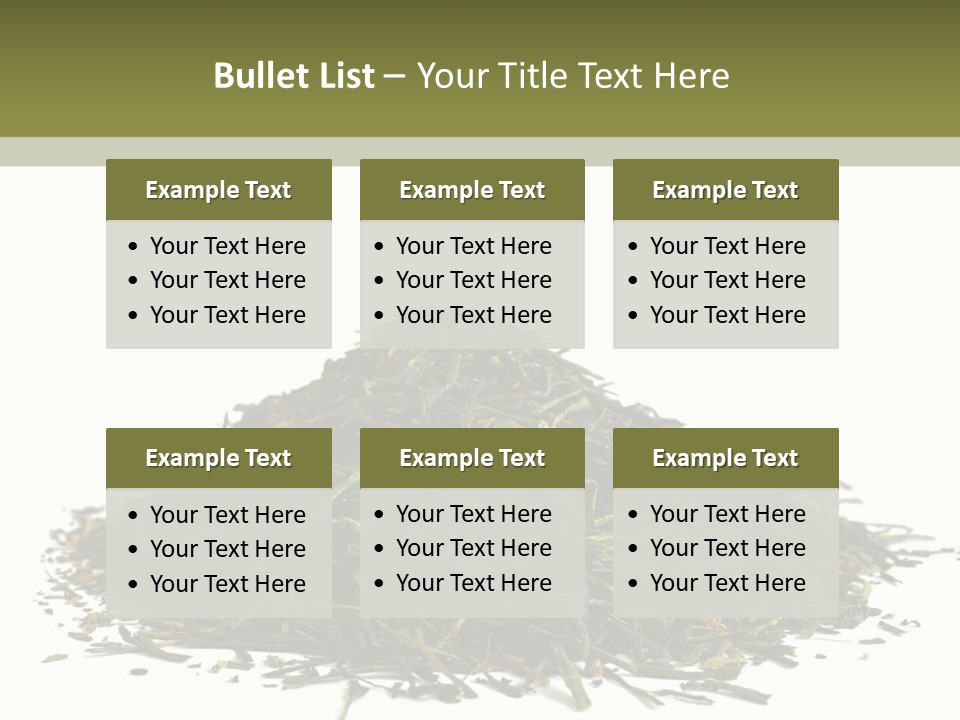 Asian Herbal Medicine Dried Plant PowerPoint Template