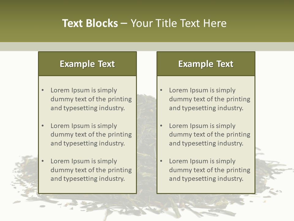Asian Herbal Medicine Dried Plant PowerPoint Template