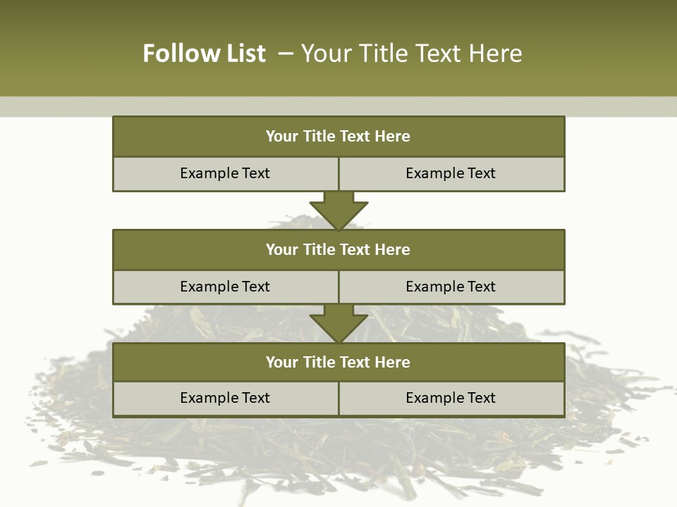 Asian Herbal Medicine Dried Plant PowerPoint Template