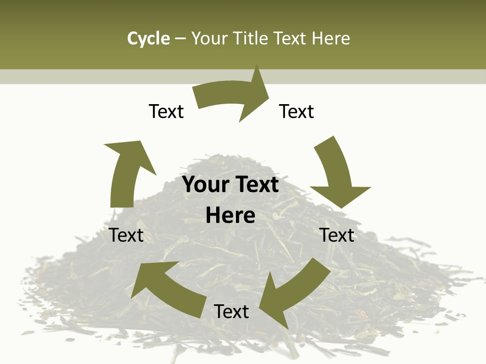 Asian Herbal Medicine Dried Plant PowerPoint Template