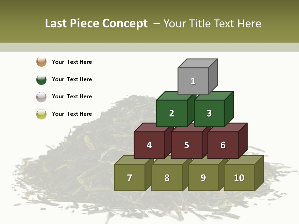 Asian Herbal Medicine Dried Plant PowerPoint Template