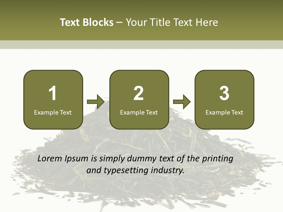 Asian Herbal Medicine Dried Plant PowerPoint Template