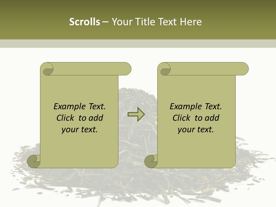Asian Herbal Medicine Dried Plant PowerPoint Template