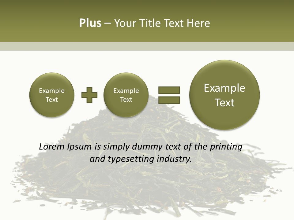 Asian Herbal Medicine Dried Plant PowerPoint Template