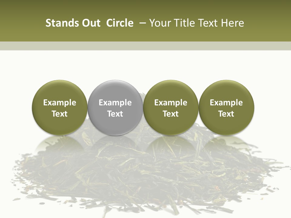 Asian Herbal Medicine Dried Plant PowerPoint Template