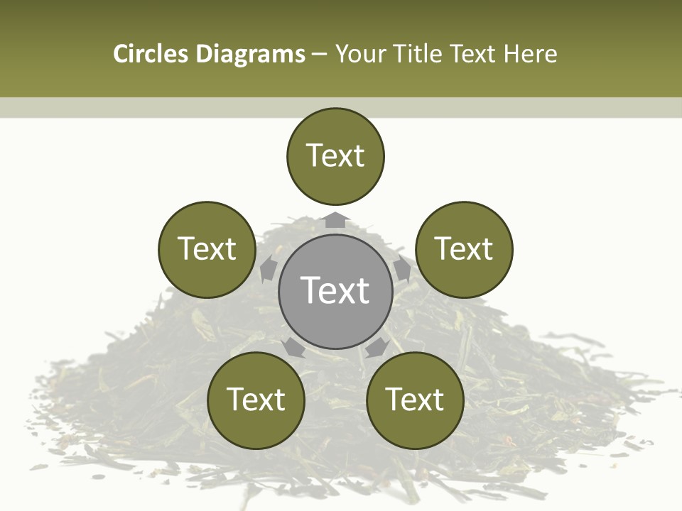 Asian Herbal Medicine Dried Plant PowerPoint Template