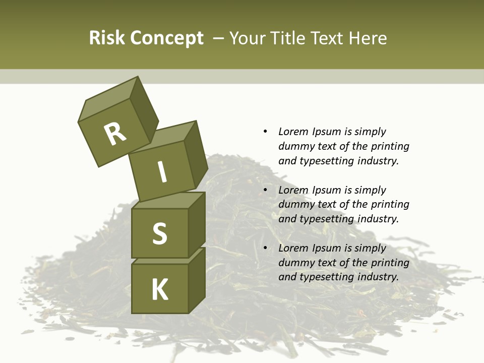 Asian Herbal Medicine Dried Plant PowerPoint Template