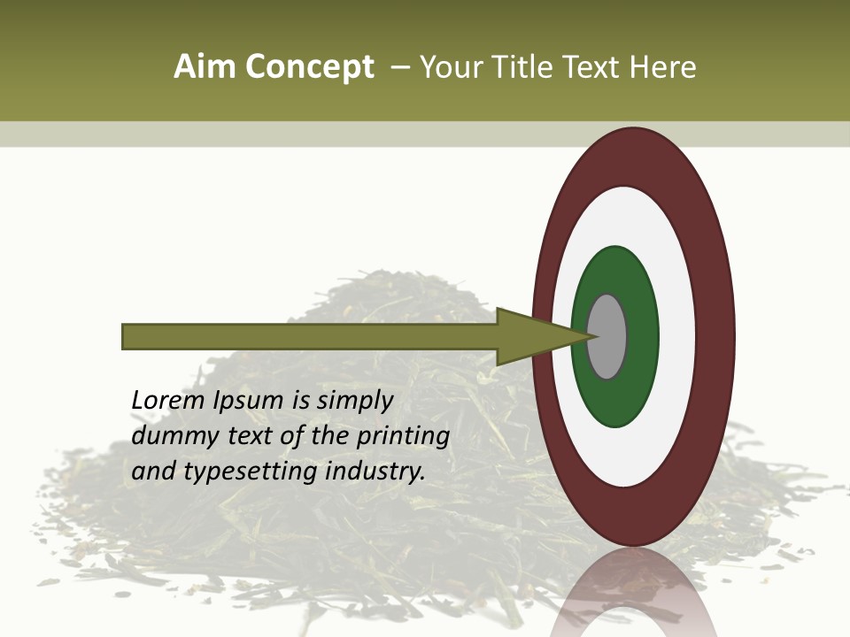 Asian Herbal Medicine Dried Plant PowerPoint Template
