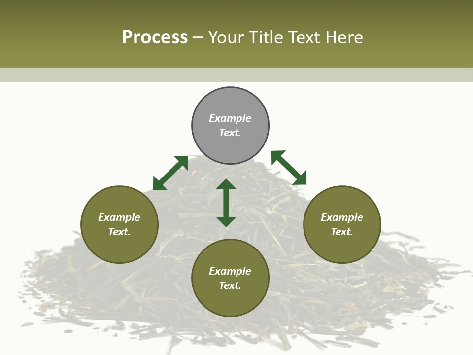 Asian Herbal Medicine Dried Plant PowerPoint Template
