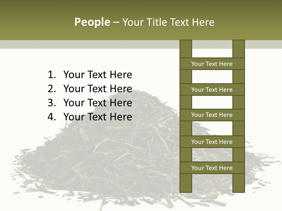 Asian Herbal Medicine Dried Plant PowerPoint Template