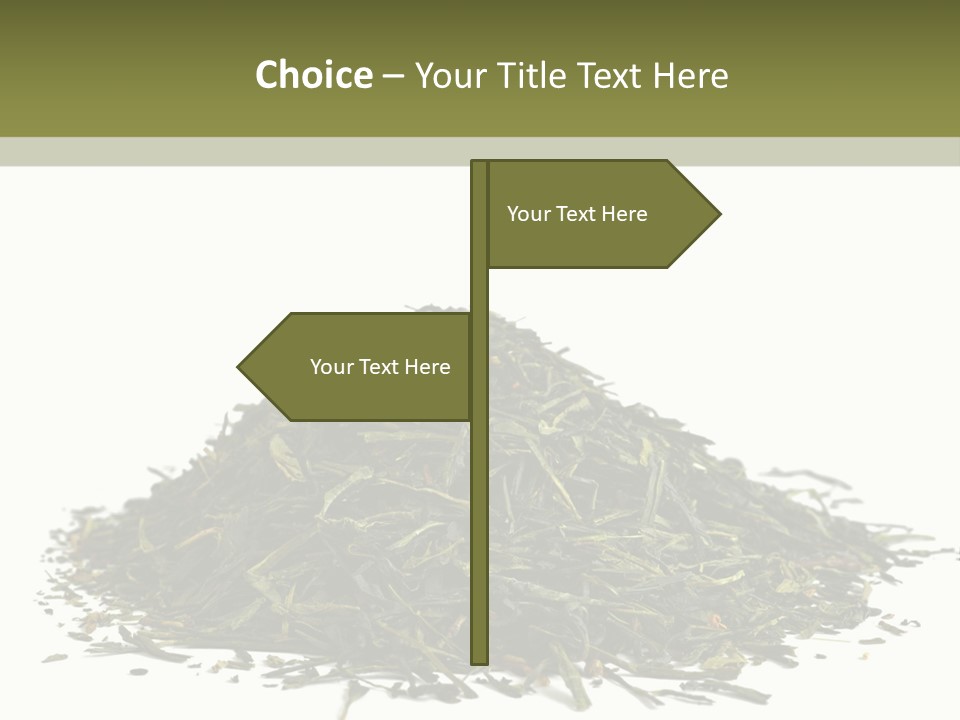 Asian Herbal Medicine Dried Plant PowerPoint Template