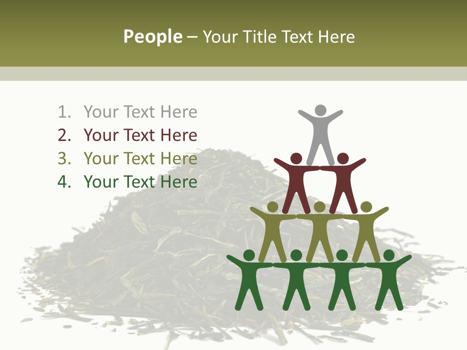 Asian Herbal Medicine Dried Plant PowerPoint Template