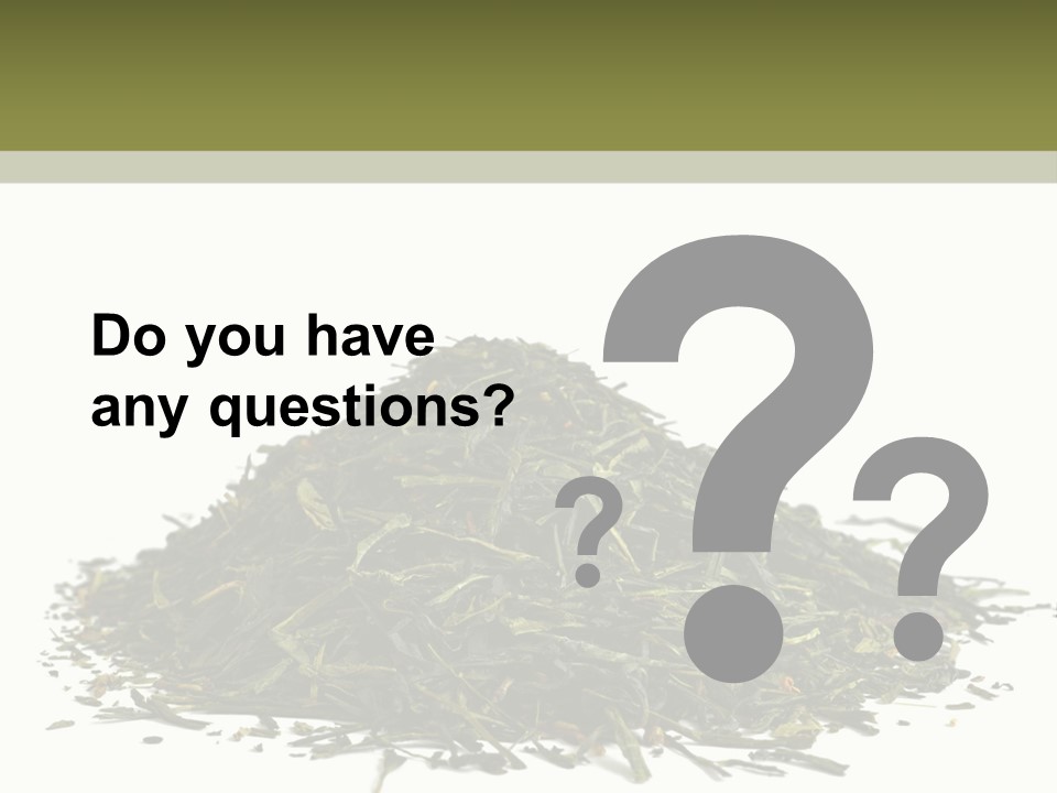 Asian Herbal Medicine Dried Plant PowerPoint Template