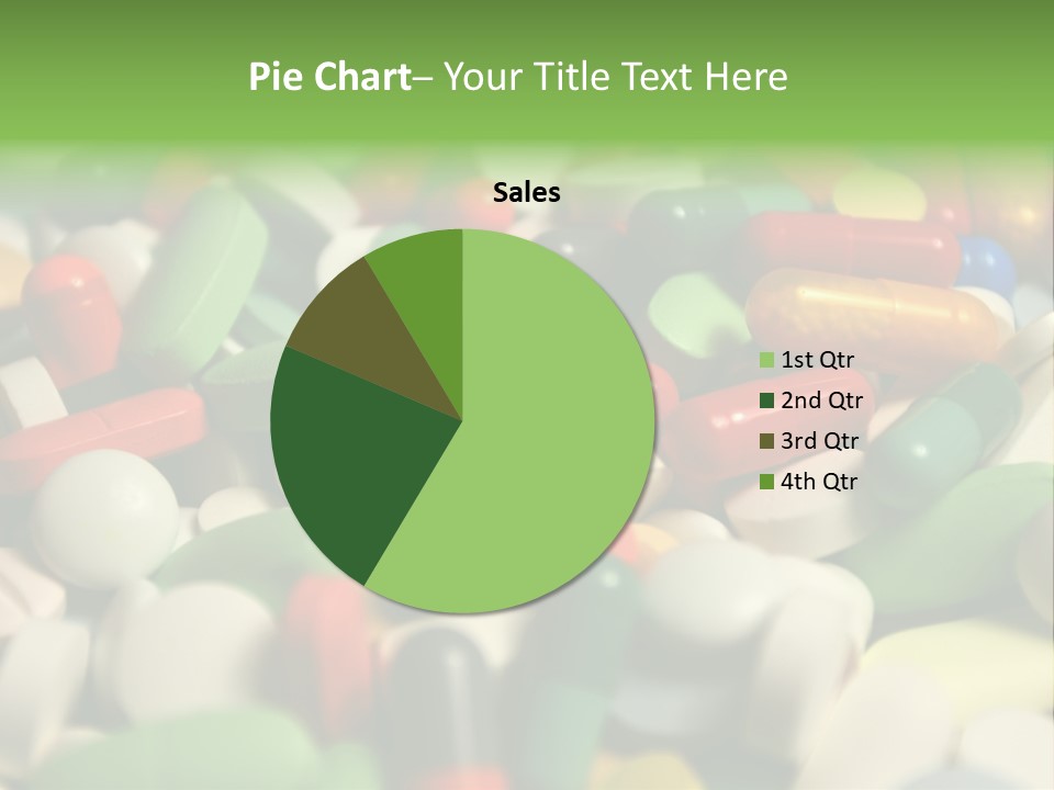 Close Up Colorful Medicine PowerPoint Template