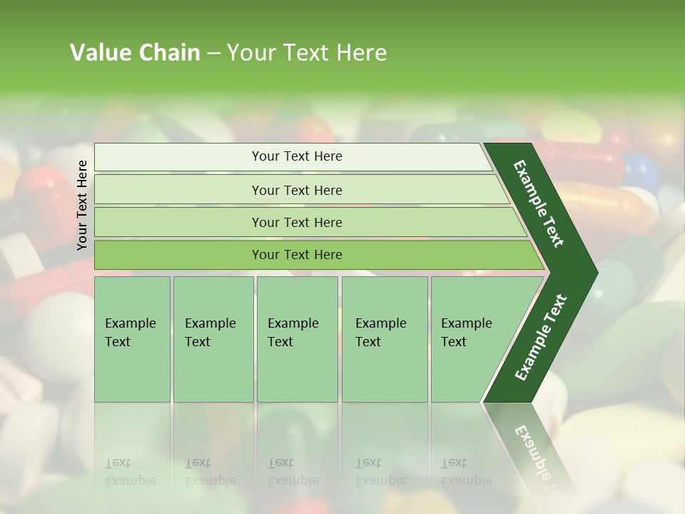 Close Up Colorful Medicine PowerPoint Template
