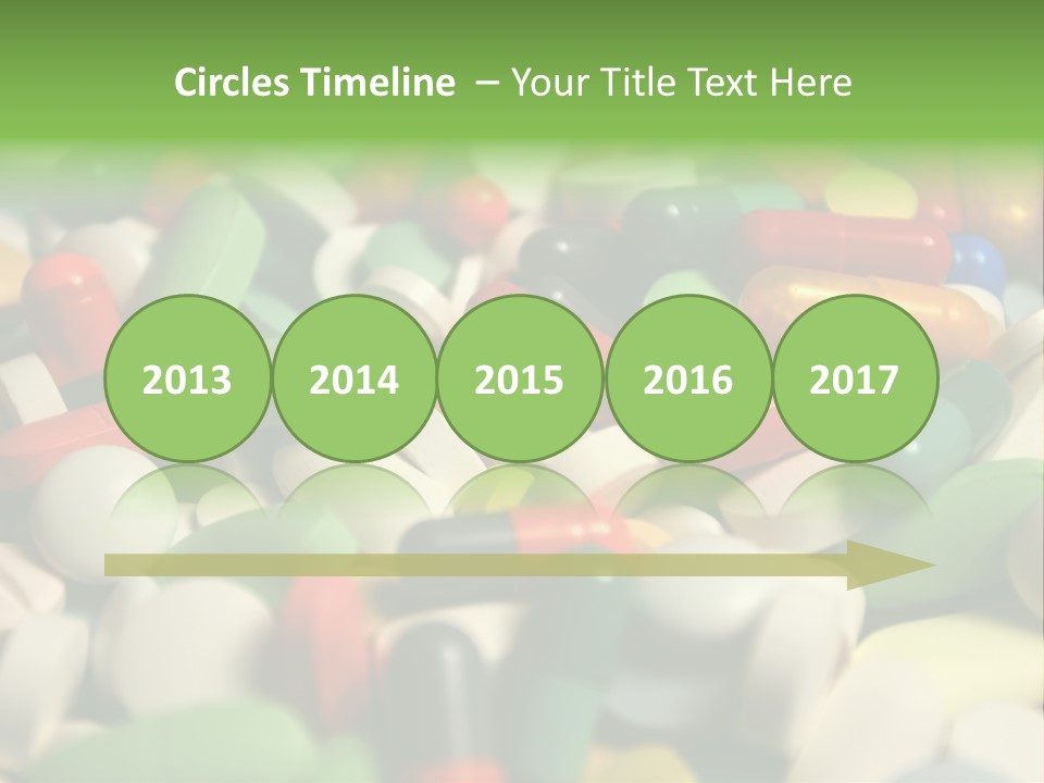 Close Up Colorful Medicine PowerPoint Template