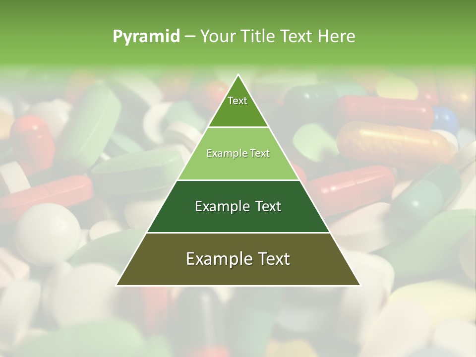 Close Up Colorful Medicine PowerPoint Template