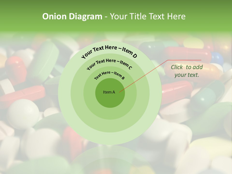 Close Up Colorful Medicine PowerPoint Template