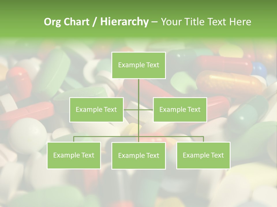 Close Up Colorful Medicine PowerPoint Template