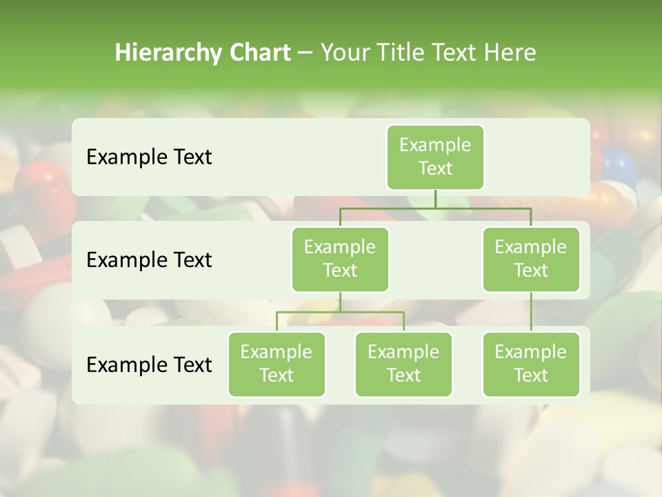 Close Up Colorful Medicine PowerPoint Template