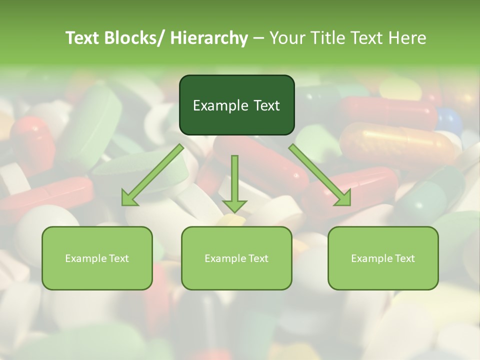 Close Up Colorful Medicine PowerPoint Template