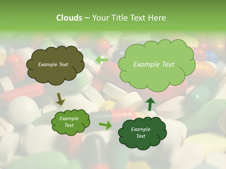 Close Up Colorful Medicine PowerPoint Template