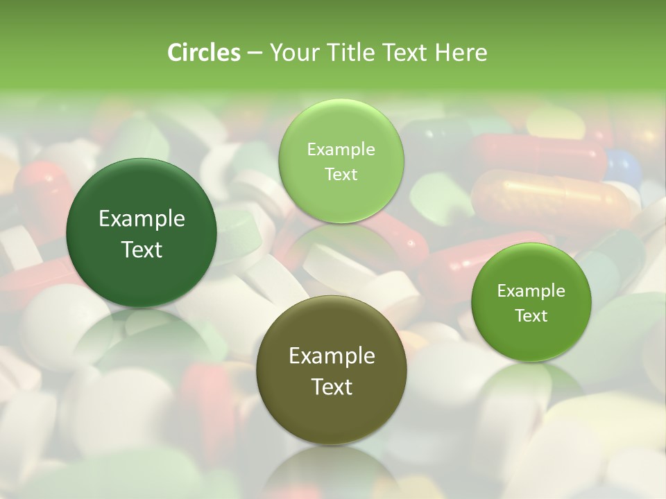 Close Up Colorful Medicine PowerPoint Template
