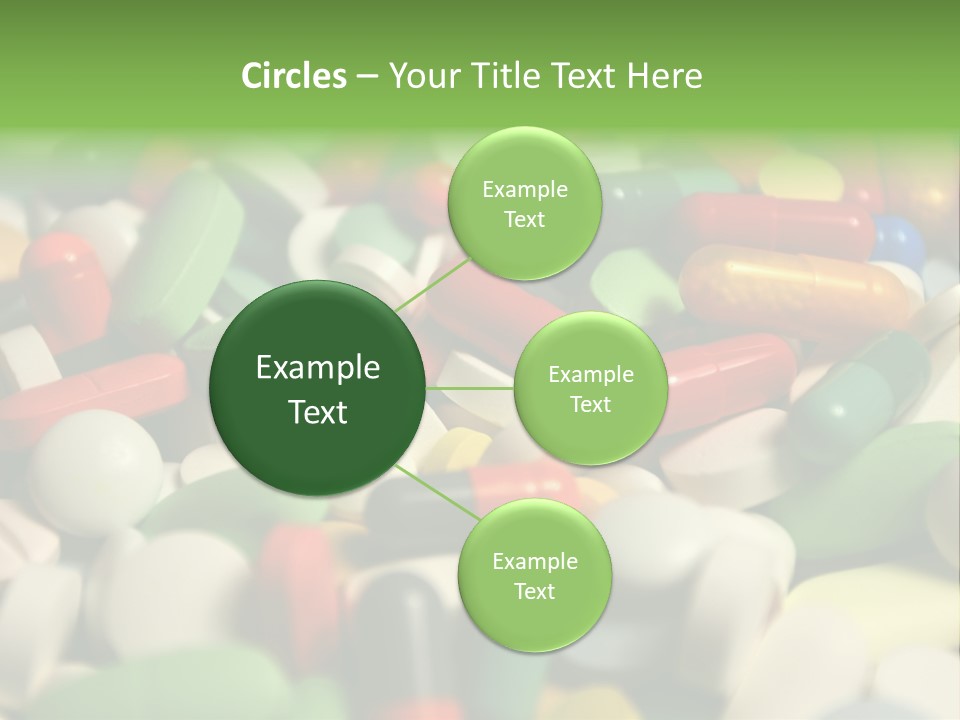 Close Up Colorful Medicine PowerPoint Template