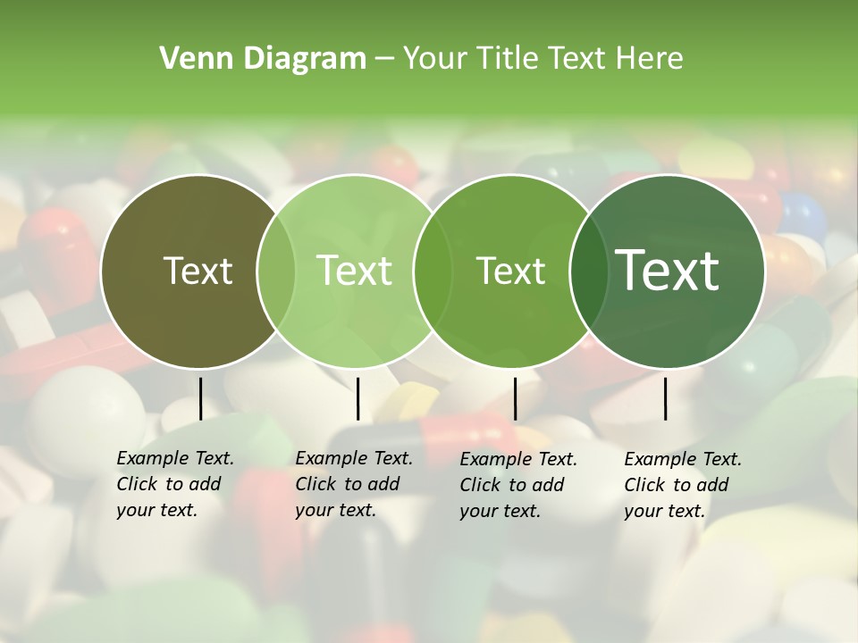Close Up Colorful Medicine PowerPoint Template