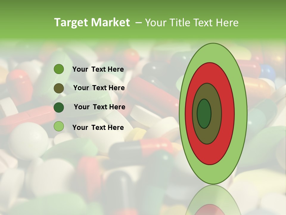 Close Up Colorful Medicine PowerPoint Template