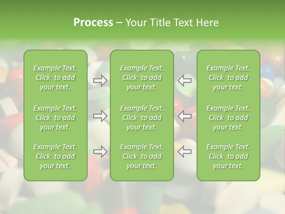 Close Up Colorful Medicine PowerPoint Template