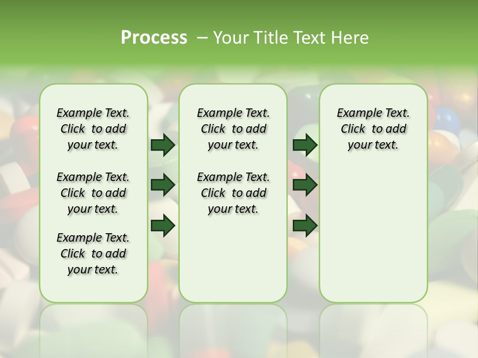 Close Up Colorful Medicine PowerPoint Template