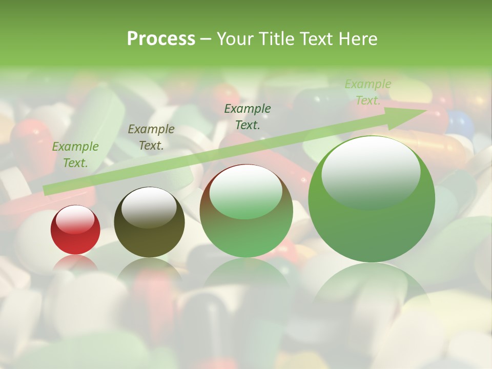 Close Up Colorful Medicine PowerPoint Template